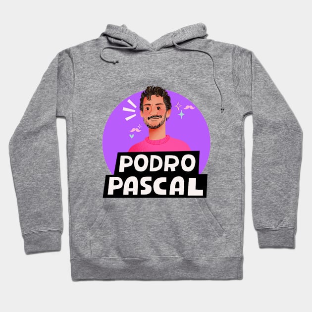 Podro Pascal New Logo Hoodie by Podro Pascal